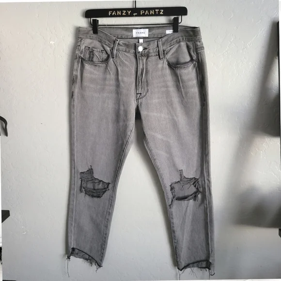 Frame Garcon Cropped Jeans - Picture 6 of 9